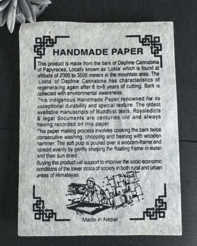 Himalayan Bloom Lokta Diary - Handmade in Journal Nepal - Image 2