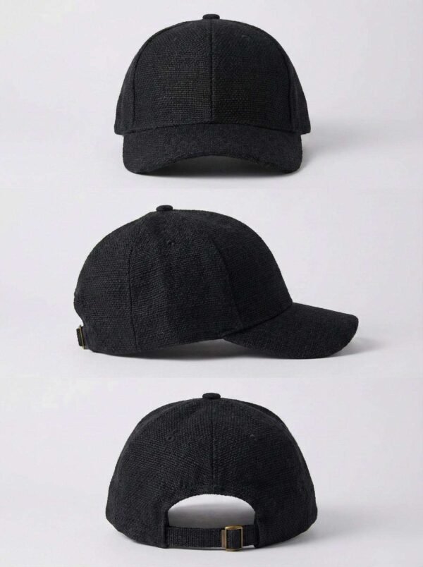 Hemp cap black in collage