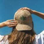 Beige Hemp Leaf Cap