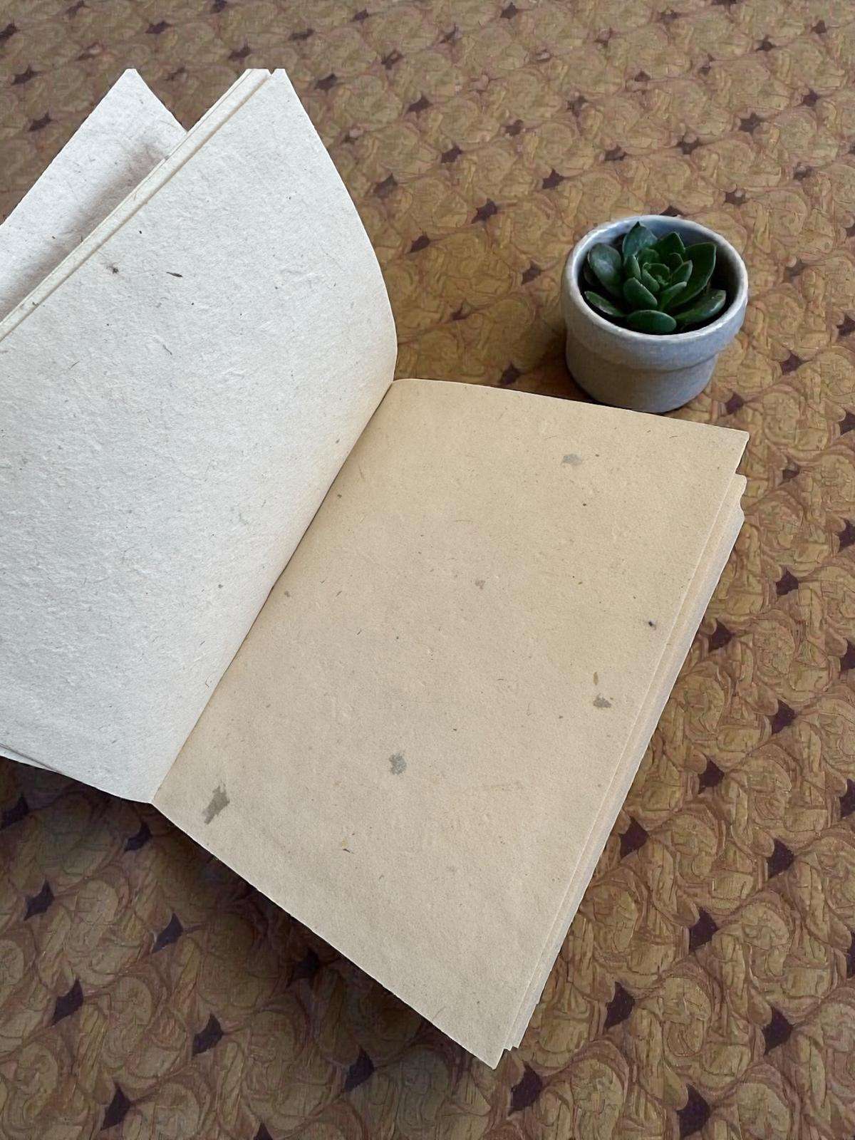 Lokta Hemp Journal - 15x12 cm - Handcrafted in Nepal - Image 5