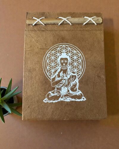 Inner Peace Lokta Diary - Notebook Handmade in Nepal - Image 5