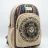 Mandala Print Hemp Backpack - Made in Nepal