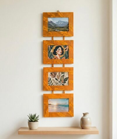 4x6 handmade lokta paper picture frame