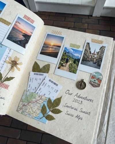 19x15 cm Tiger's Eye Lokta Diary - Handmade in Nepal - Image 9