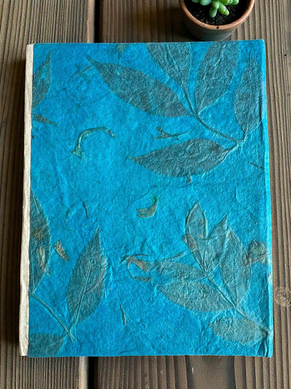 Twig & Tide Lokta Diary - Made in Nepal with Real Dried Leaves - Image 4