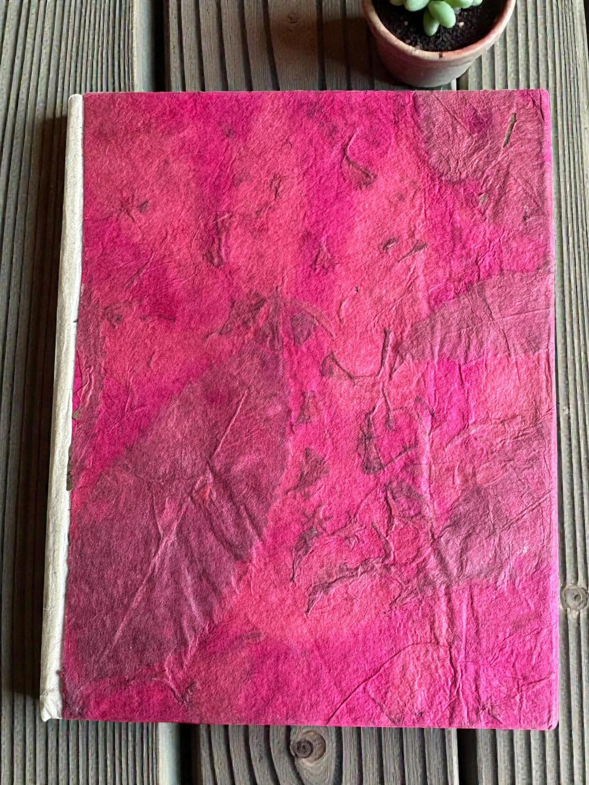 Twig & Tide Lokta Diary - Made in Nepal with Real Dried Leaves - Image 3