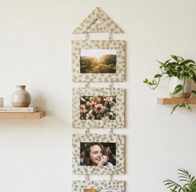 Handmade Lokta Paper Hanging Photo Frame