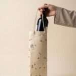 Handmade Lokta Paper Wine Bag