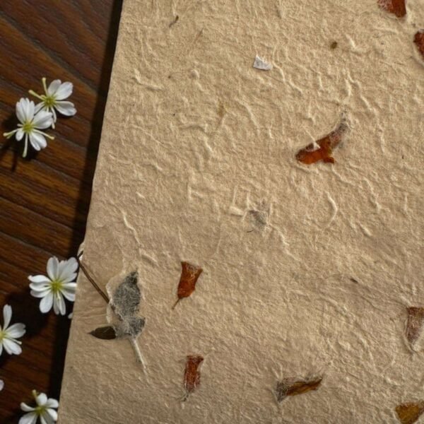 Handmade Lokta Paper Wine Bag - Image 6
