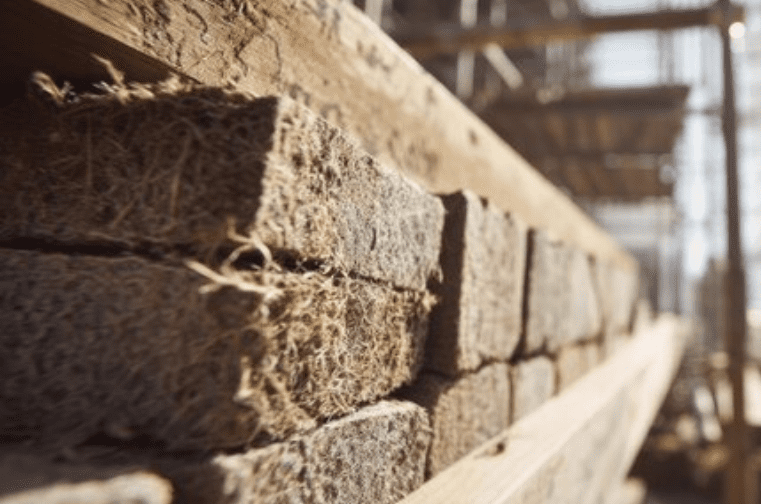 hempcrete made from industrial hemp
