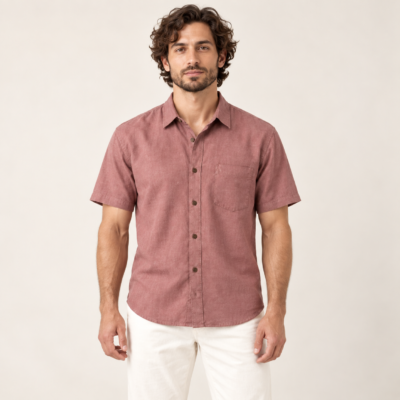 hemp men half shirt