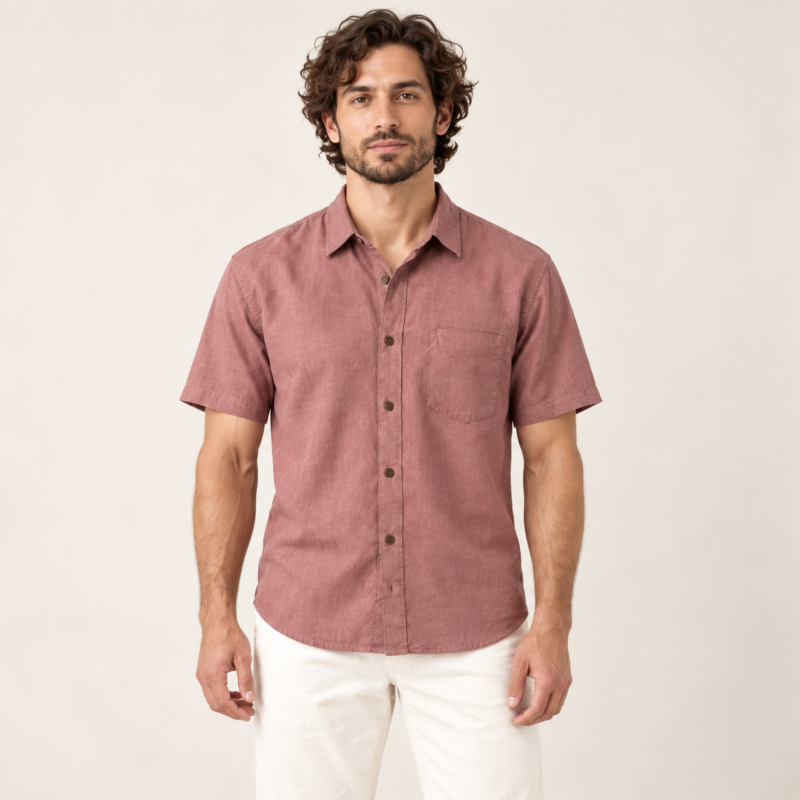 hemp men half shirt