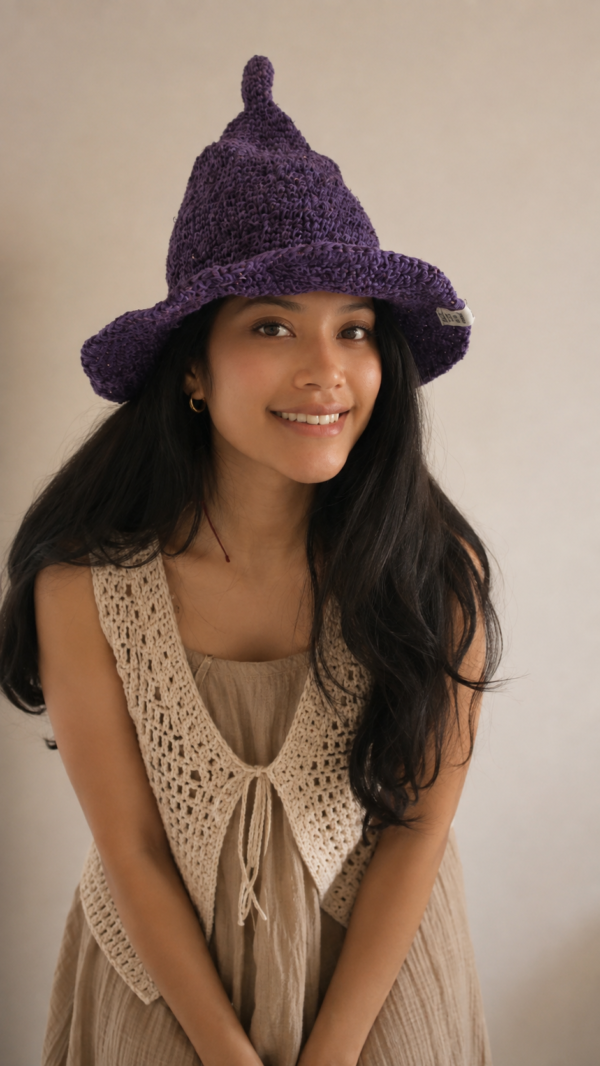 purple witchery hat