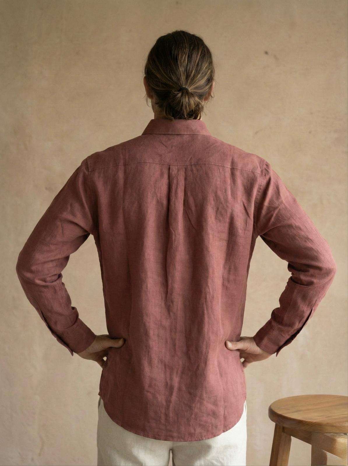 Men’s Full Sleeve Hemp Shirt - UV Resistant with Natural Sun Protection - Image 6