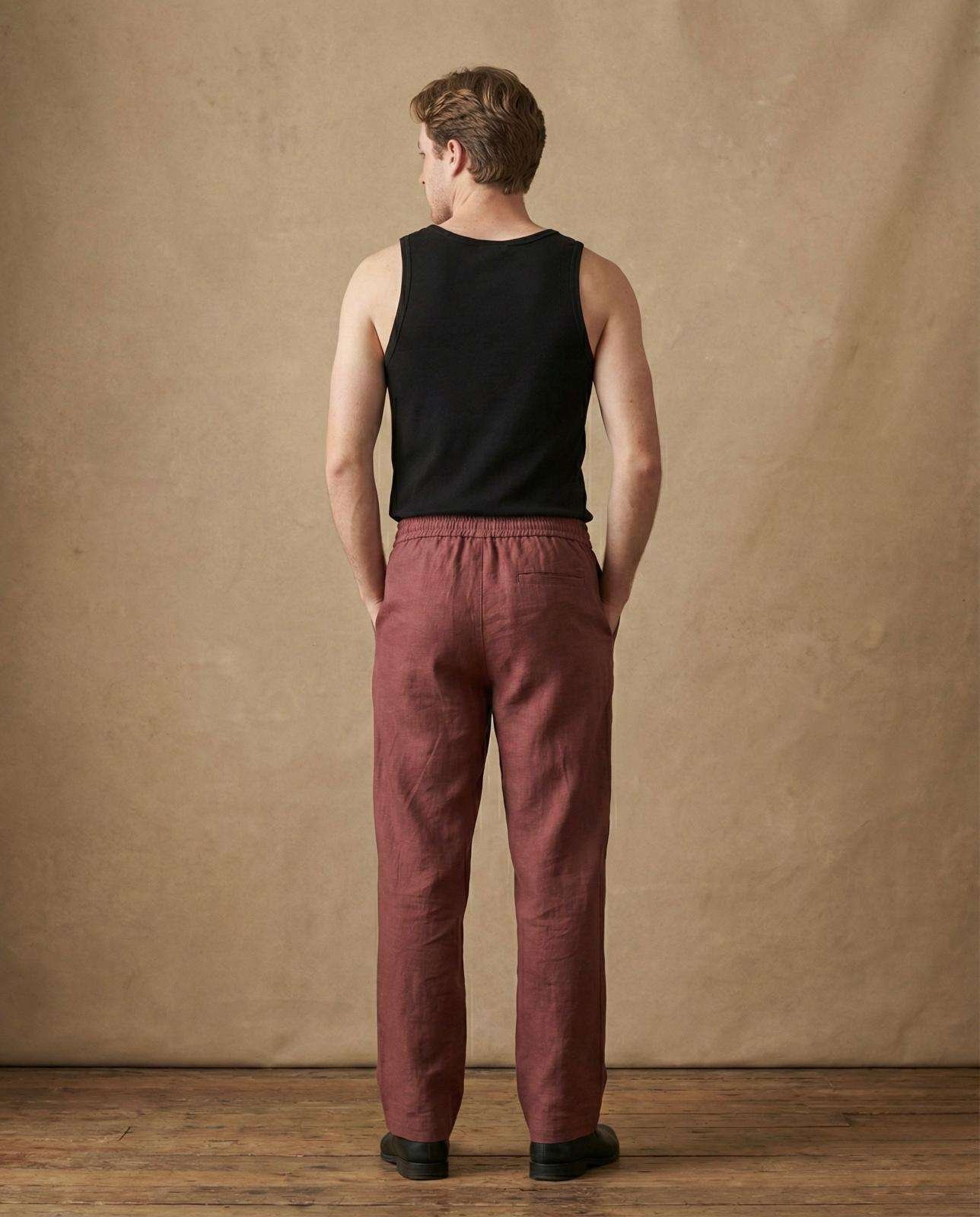 Men’s Hemp Pant with DrawString for Sun Protection - Image 2