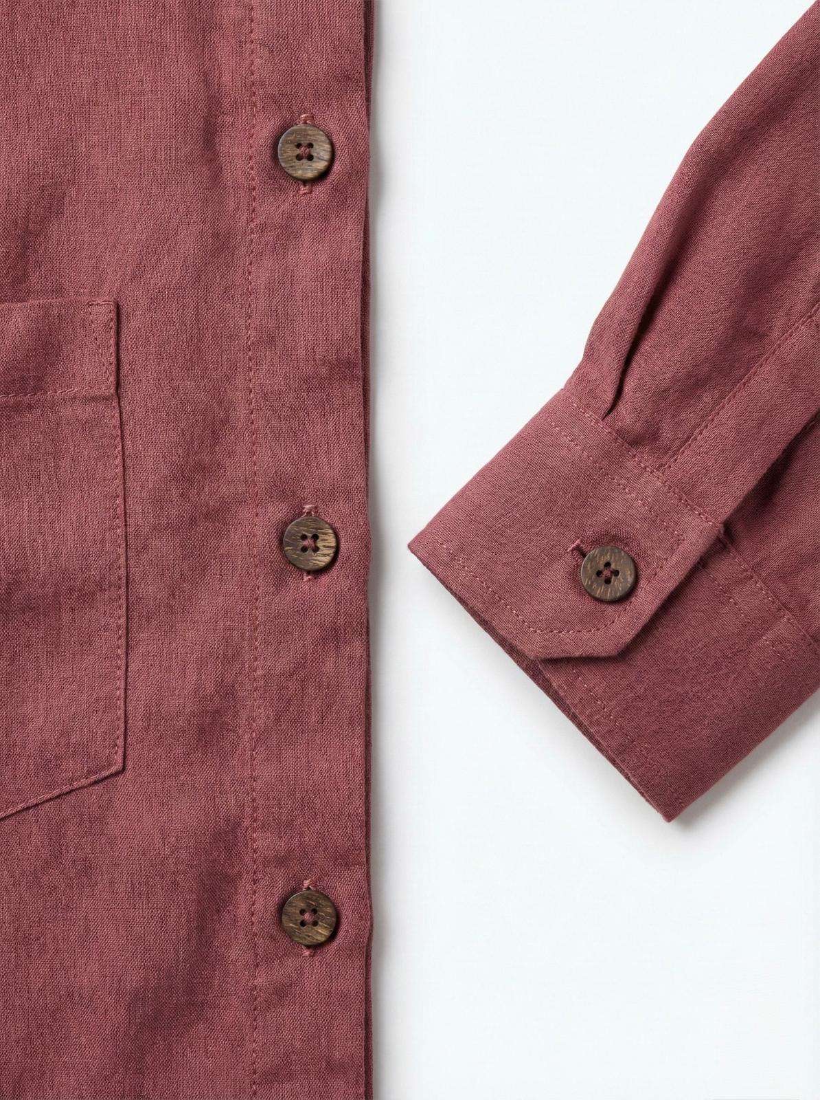 Men’s Full Sleeve Hemp Shirt - UV Resistant with Natural Sun Protection - Image 9