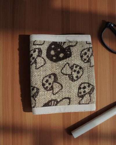 Wild Hemp Mushroom Print Wallet