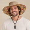 Extra-wide-brim-mushroom-hemp-hat-handmade-in-Nepal