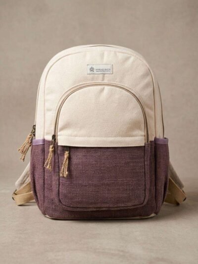 Hemp backpack brown