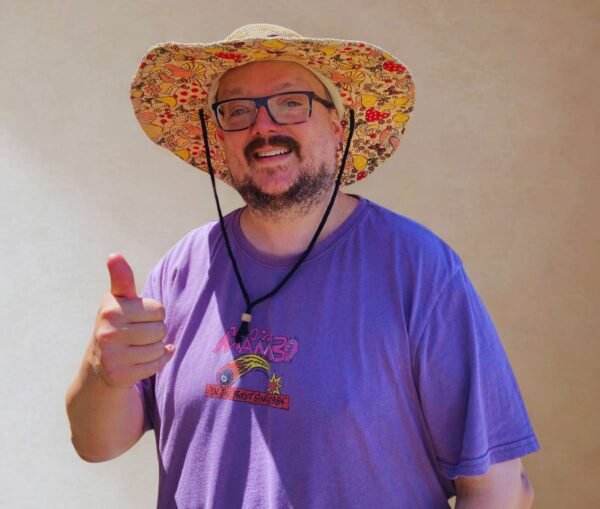 Extra-Wide Brim Mushroom Hemp Hat