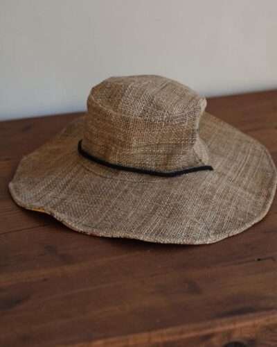 Extra-Wide Brim Mushroom Hemp Hat - Image 2