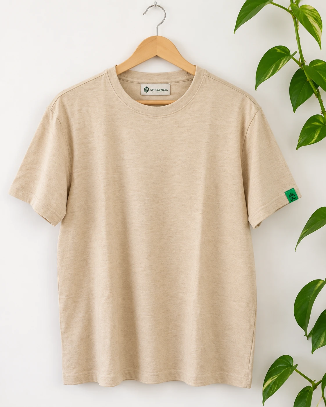 hemp beige tshirt product only
