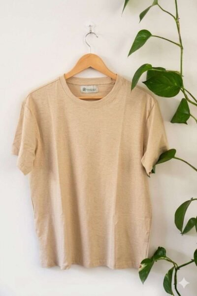 SpreadMaya Hemp Classic Tee - Beige