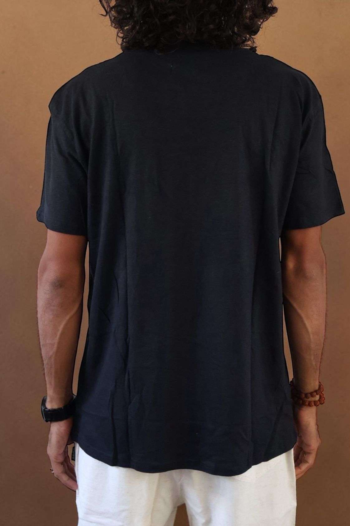 SpreadMaya Hemp Classic Tee - Black - Image 2