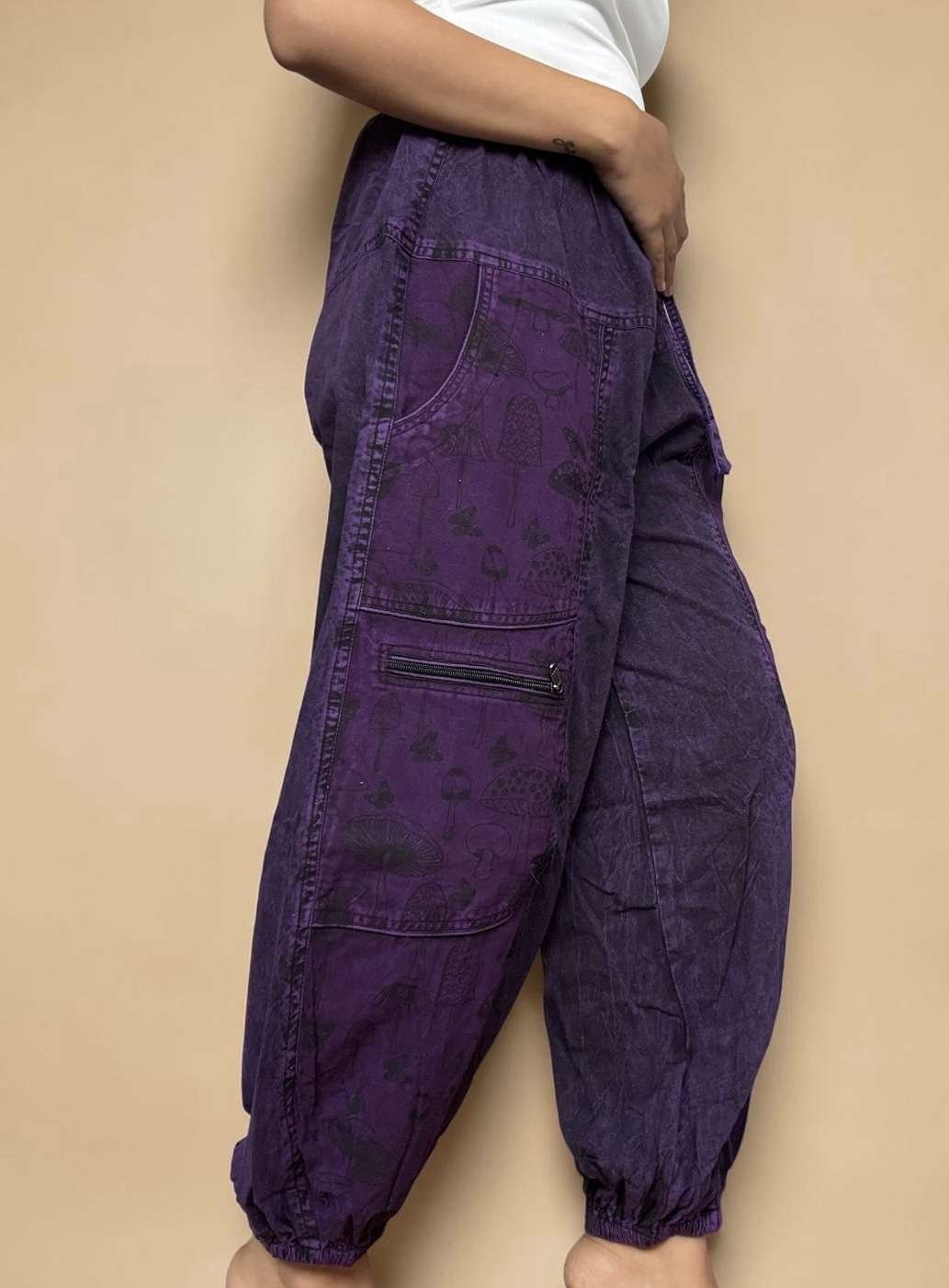 ShroomBloom Trousers - Purple - Image 4