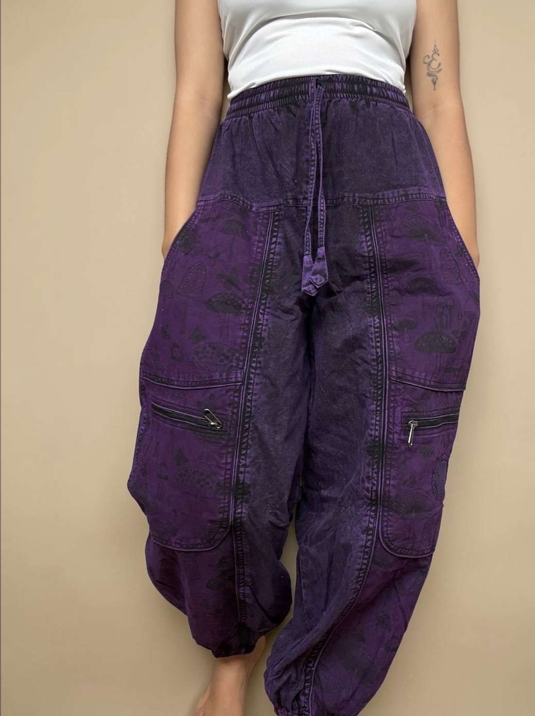 ShroomBloom Trousers - Purple - Image 3