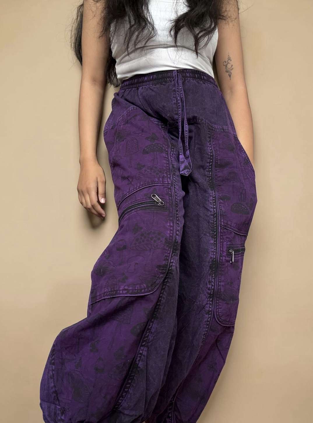ShroomBloom Trousers - Purple - Image 5