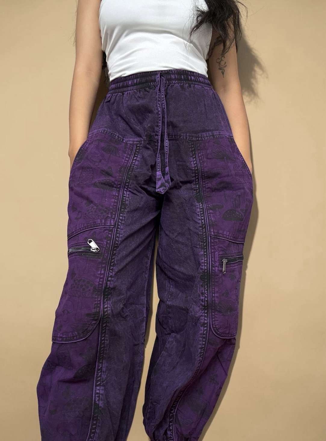 ShroomBloom Trousers - Purple - Image 2