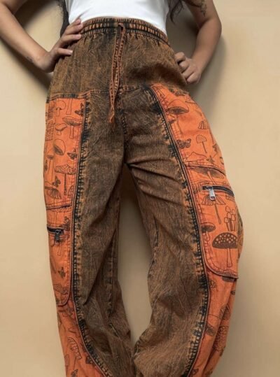 ShroomBloom Trousers - Washed Red - Image 3