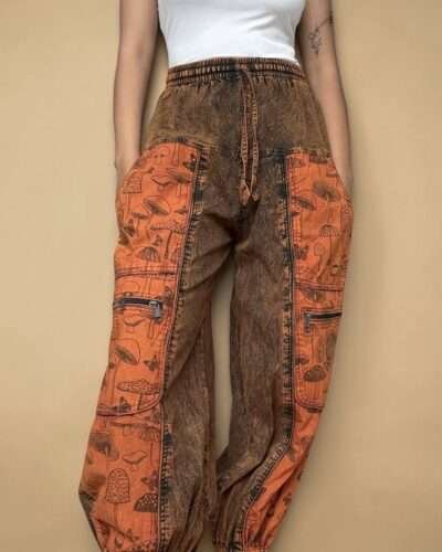 ShroomBloom Trousers - Washed Red