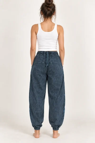 ShroomBloom Mushroom Print Pants - Teal - Image 4