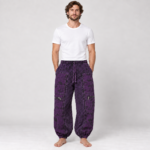 ShroomBloom Mushroom Print Pants - Purple