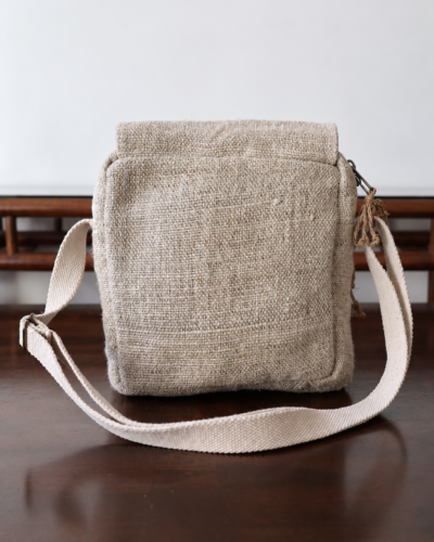 Maya Natural Hemp Crossbody Bag - Image 8