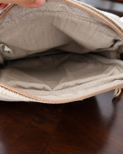 Maya Natural Hemp Crossbody Bag - Image 6