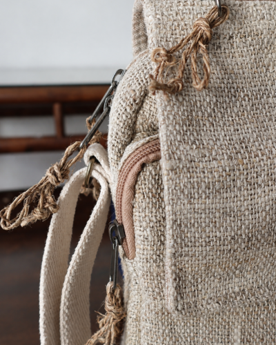 Maya Natural Hemp Crossbody Bag - Image 2