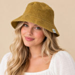 Rara Hemp Bucket Hat - Mustard