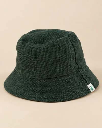 spreadmaya green bucket hat side view
