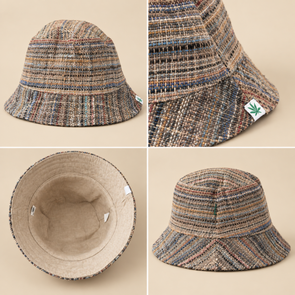 Rara Hemp Bucket Hat - Himalayan Pebble - Image 4