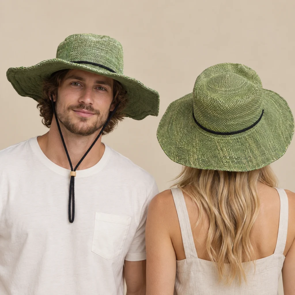 extra-wide brim wild hemp hat