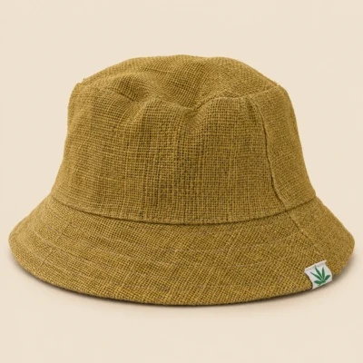 mustard_hemp_bucket_hat_studio_product_photo