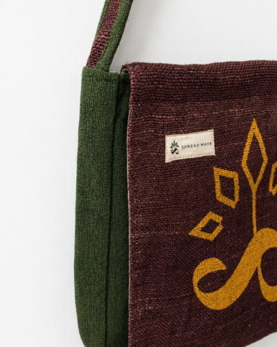 SpreadMaya Hemp Messenger Bag - Image 4