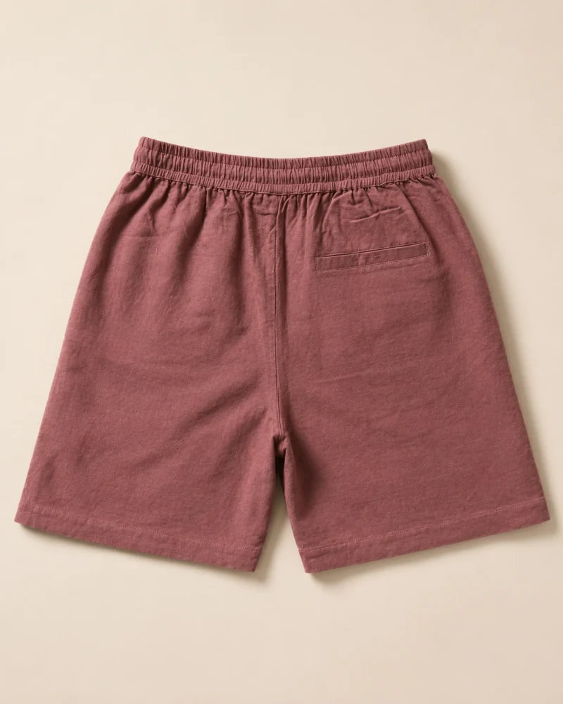 hemp men's short back