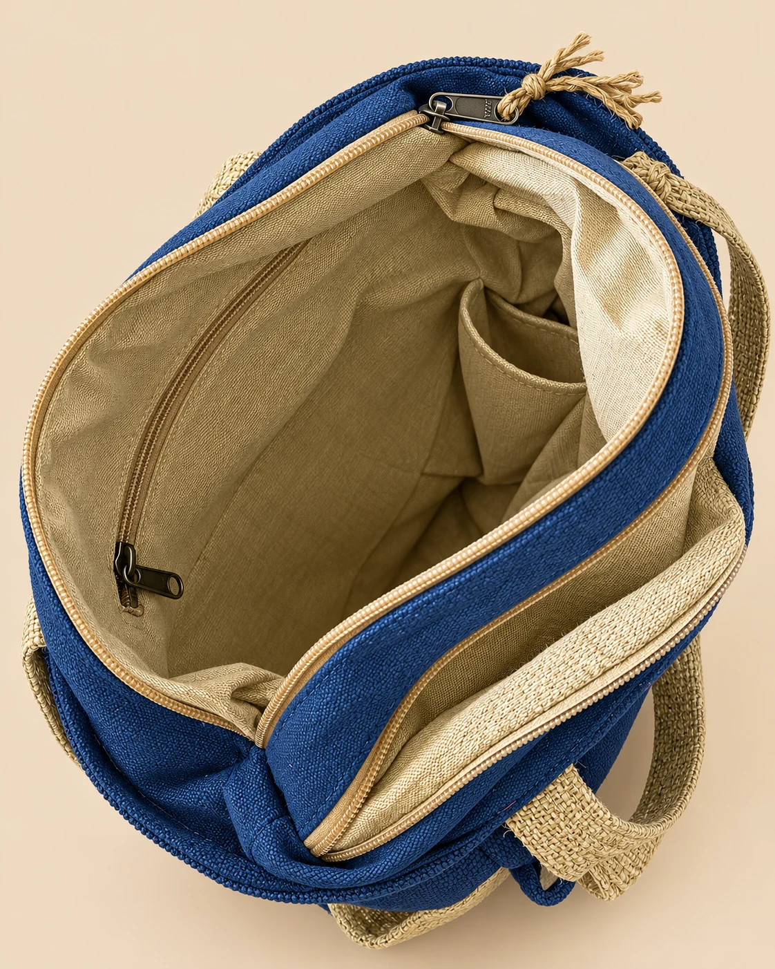 everyday-organiser-tote-bag-navy-interior-zip-pocket.