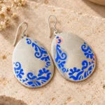 Cobalt Blue Teardrop Earrings