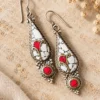 sterling silver earring displayed